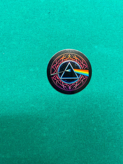Holo Pink Floyd Prism / Dark Side Of The Moon 3” inch