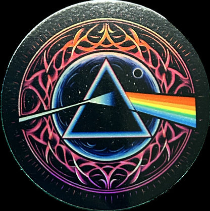 Holo Pink Floyd Prism / Dark Side Of The Moon 3” inch